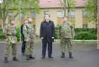 Minister obrany v posádke Levice